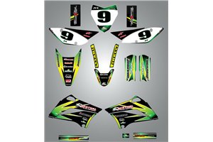 Sticker set compatible with per KAWASAKI KLX 110 2010 - 2020 - MXPKAD14891
