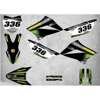 Sticker set compatible with per KAWASAKI KLX 110 2010 - 2020 - MXPKAD15082