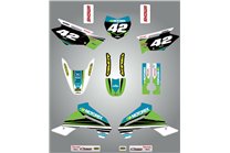 Sticker set compatible with per KAWASAKI KLX 140 2008 - 2017 - MXPKAD14894