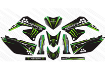 Sticker set compatible with per KAWASAKI KLX 150 2013 - 2015 - MXPKAD14895