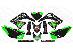 Aufkleber Satz kompatibel mit per KAWASAKI KLX 150 2013 - 2015 - MXPKAD14895