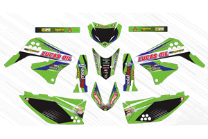 Aufkleber Satz kompatibel mit per KAWASAKI KLX 150 2013 - 2015 - MXPKAD15088