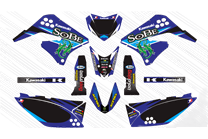 Sticker set compatible with per KAWASAKI KLX 150 2013 - 2015 - MXPKAD15088
