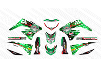 Sticker set compatible with per KAWASAKI KLX 150 2013 - 2015 - MXPKAD15090