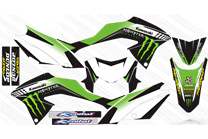 Kit adesivi compatibile con per KAWASAKI KLX 150 BF 2017 - 2022 - MXPKAD14896