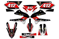 Kit de pegatinas compatible con per KAWASAKI KLX 250 2008 - 2018 - MXPKAD14900