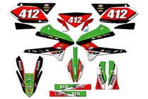 Sticker set compatible with per KAWASAKI KLX 250 2008 - 2018 - MXPKAD14900