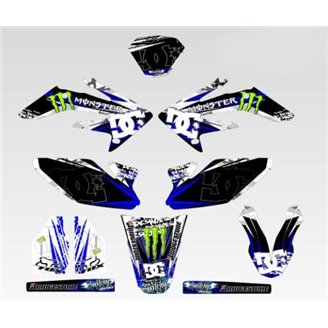 Kit adesivi compatibile con per HM 125 DERAPAGE 2T 2010 - 2016 - MXPKAD15150