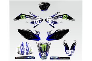 Kit Autocollants compatible avec per HM 125 DERAPAGE 2T 2010 - 2016 - MXPKAD15150