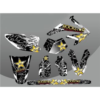 Kit de pegatinas compatible con per HM 125 DERAPAGE 4T 2010 - 2016 - MXPKAD13611