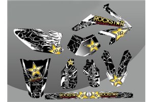 Kit de pegatinas compatible con per HM 125 DERAPAGE 4T 2010 - 2016 - MXPKAD13611