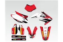 Aufkleber Satz kompatibel mit per HM 125 DERAPAGE 4T 2010 - 2016 - MXPKAD15151