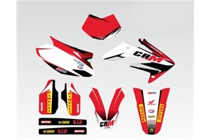 Aufkleber Satz kompatibel mit per HM 125 DERAPAGE 4T 2010 - 2016 - MXPKAD15151