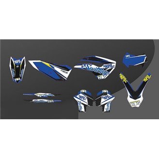 Sticker set compatible with per HUSABERG TE 250 2011 - 2012 - MXPKAD14874