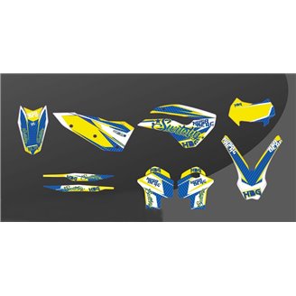 Sticker set compatible with per HUSABERG TE 250 2011 - 2012 - MXPKAD15133