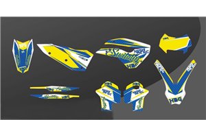 Sticker set compatible with per HUSABERG TE 250 2011 - 2012 - MXPKAD15133