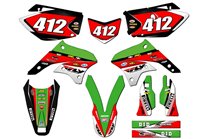 Sticker set compatible with per KAWASAKI KLX 450R 2008 - 2020 - MXPKAD15159