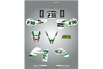 Sticker set compatible with per KAWASAKI KX 60 1985 - 2005 - MXPKAD14888
