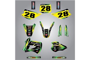 Sticker set compatible with per KAWASAKI KX 80 1998 - 2004 - MXPKAD14889