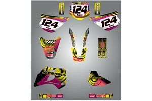 Sticker set compatible with per KAWASAKI KX 80 1998 - 2004 - MXPKAD15162