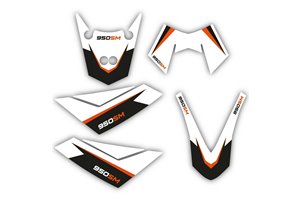 Kit de pegatinas compatible con per KTM 950 SUPERMOTO 2006 - 2007 - MXPKAD15197