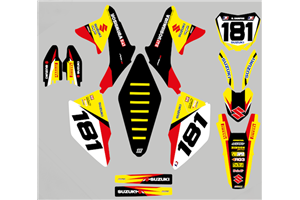 Kit de pegatinas compatible con per SUZUKI DR 650 1996 - 2021 - MXPKAD14914