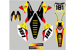 Kit adesivi compatibile con per SUZUKI DR 650 1996 - 2021 - MXPKAD15204