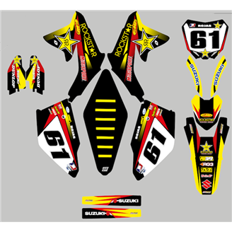 Aufkleber Satz kompatibel mit per SUZUKI DR 650 1996 - 2021 - MXPKAD15207