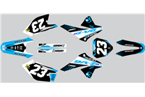 Kit de pegatinas compatible con per SUZUKI DRZ 125 2008 - 2018 - MXPKAD15209