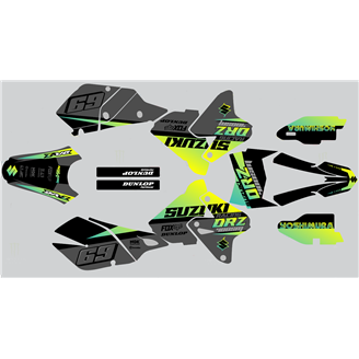 Aufkleber Satz kompatibel mit per SUZUKI DRZ 400 SM 2000 - 2020 - MXPKAD14913