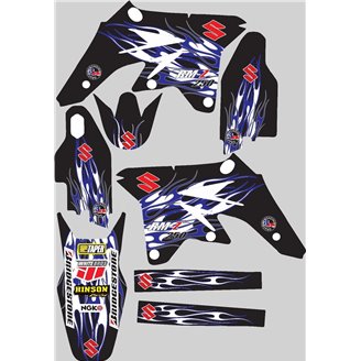 Aufkleber Satz kompatibel mit per SUZUKI RMX 450Z 2010 - 2020 - MXPKAD14917