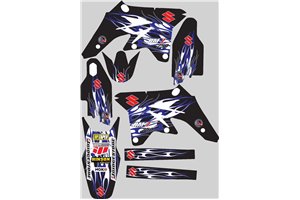 Kit Autocollants compatible avec per SUZUKI RMX 450Z 2010 - 2020 - MXPKAD14917