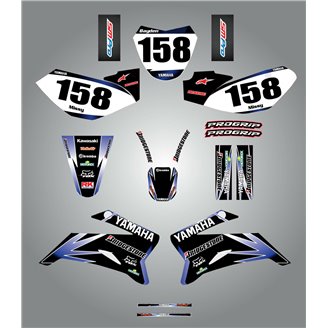 Kit de pegatinas compatible con per YAMAHA TTR 110 2008 - 2020 - MXPKAD15220