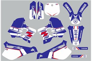 Aufkleber Satz kompatibel mit per YAMAHA WR 250 1993 - 1995 - MXPKAD14930
