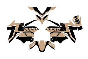 Kit Autocollants compatible avec per Ducati Multistrada 1200 2010 - 2014 - MXPKAD15236