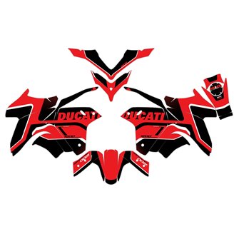 Kit Autocollants compatible avec per Ducati Multistrada 1200 2010 - 2014 - MXPKAD15237