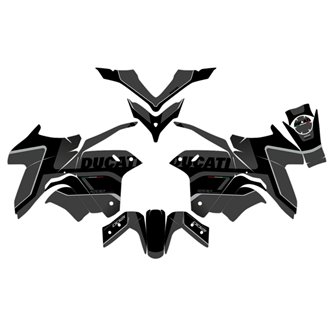 Kit de pegatinas compatible con per Ducati Multistrada 1200 2010 - 2014 - MXPKAD15238
