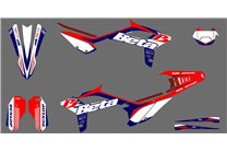 Sticker set compatible with per BETA 250R 450R 2018 - 2019 - MXPKAD15255