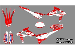 Kit de pegatinas compatible con per BETA 250R 450R 2018 - 2019 - MXPKAD15260