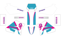 Sticker set compatible with per YAMAHA WR 200 1993 - 1997 - MXPKAD14929