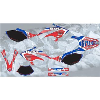 Sticker set compatible with per BETA RR 125 LC 2006 - 2009 - MXPKAD14830