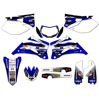 Kit adesivi compatibile con per YAMAHA WR 250X 250R 2008 - 2021 - MXPKAD14932