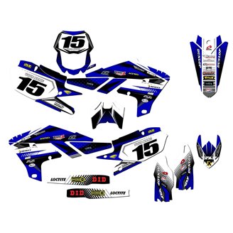 Kit adesivi compatibile con per YAMAHA WR 450F 250F 2003 - 2004 - MXPKAD14933