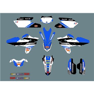 Sticker set compatible with per YAMAHA WR 450F 2012 - 2015 - MXPKAD14934