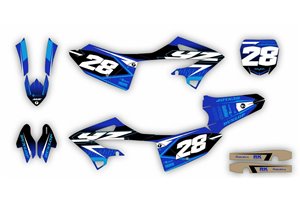 Kit Autocollants compatible avec per YAMAHA YZ 125 250 2022 - MXPKAD14924