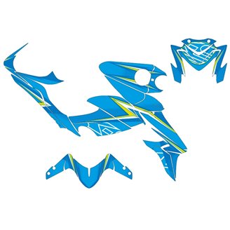Aufkleber Satz kompatibel mit per SUZUKI GSX S 1000 2015 - 2017 - MXPKAD15331