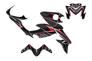 Kit Autocollants compatible avec per SUZUKI GSX S 1000 2015 - 2017 - MXPKAD15331