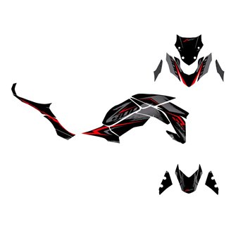 Kit de pegatinas compatible con per KAWASAKI Z900 2017 - 2019 - MXPKAD15354