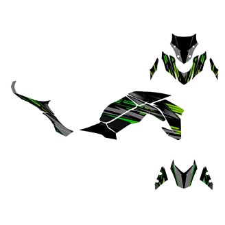 Sticker set compatible with per KAWASAKI Z900 2017 - 2019 - MXPKAD15354