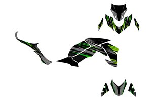 Sticker set compatible with per KAWASAKI Z900 2017 - 2019 - MXPKAD15354